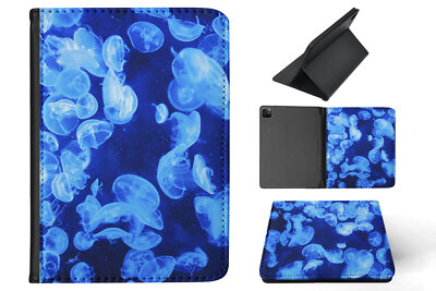CASE COVER FOR APPLE IPAD|JELLYFISH MARINE FISH AQUATIC #6