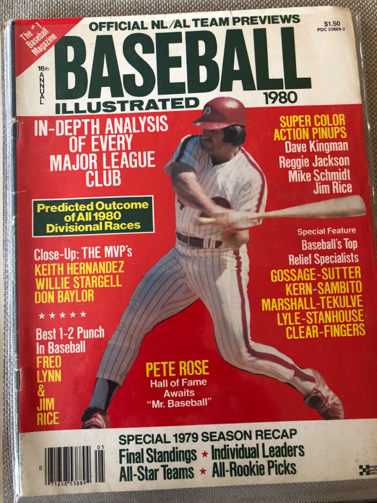 Baseball Illustrated 1980 Pete Rose eBay