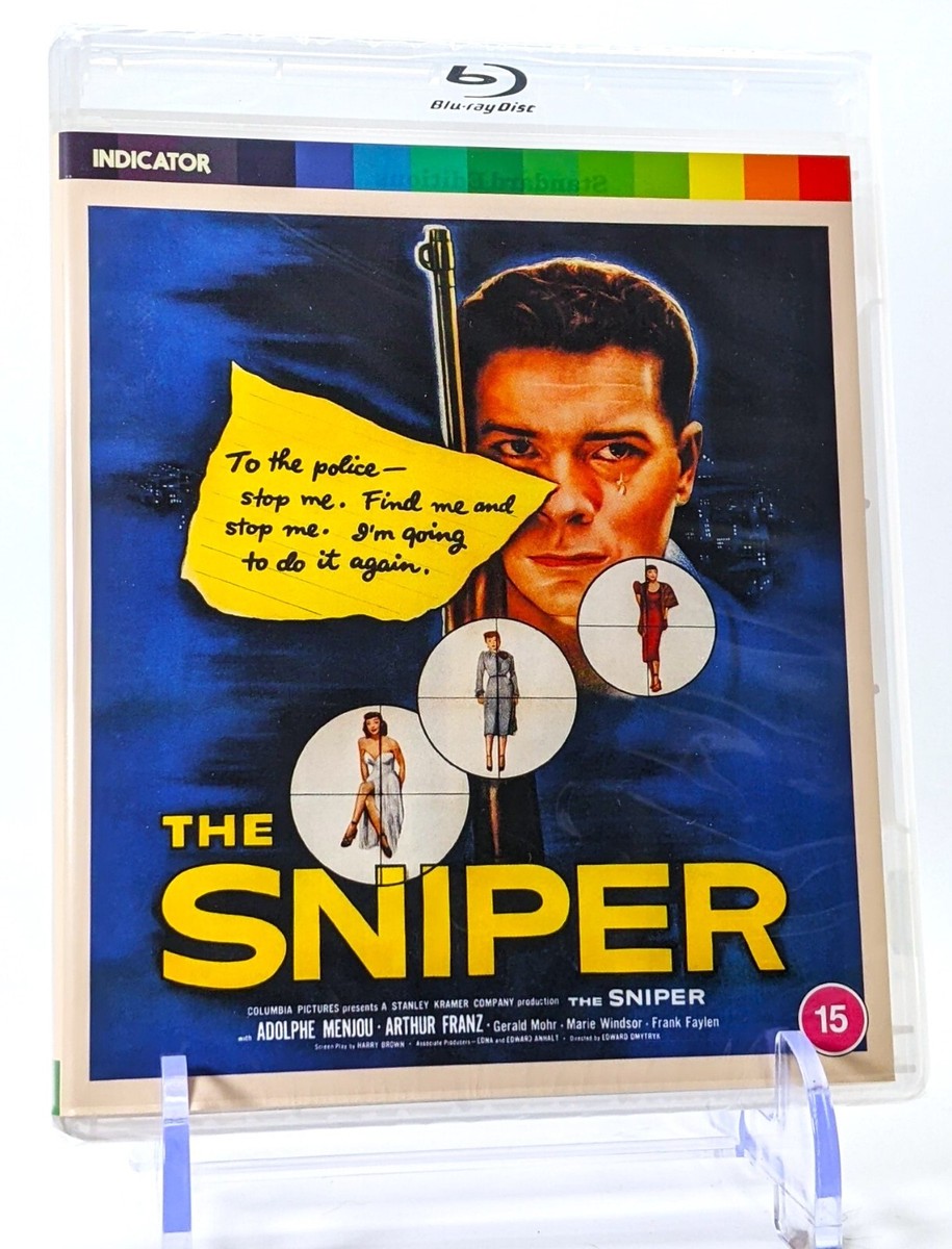 The Sniper (1952) REGION B Blu Ray Indicator NOIR THRILLER