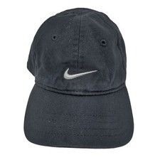 Nike Baby Strapback Hat Black Infant Embroidered Logo 100 Cotton Swoosh