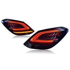 2x LED Rückleuchten Schwarz Für Mercedes Benz C-Klasse W205 2014-18 Bremsleuchte