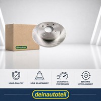 2X Bremsscheibe Hinten DP1010110123 Passend FüR Nissan