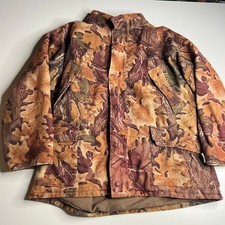 L.L.Bean Vintage Camo Hunting Jacket Oak Leaf...