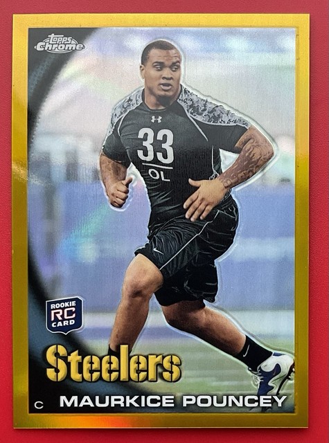 2010 Topps Chrome #C183 Maurkice Pouncey RC Rookie Gold Refractor /50 Steelers