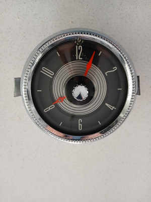 1955 Ford Mainline Customline Fairline dash clock
