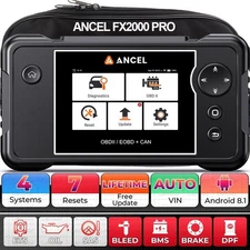 ANCEL FX2000 PRO Car OBD2 Scanner Code Reader Engine ABS SRS Diagnostic Tools
