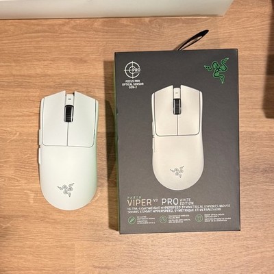 Razer DeathAdder V3 Pro Wireless Gaming Mouse - White
