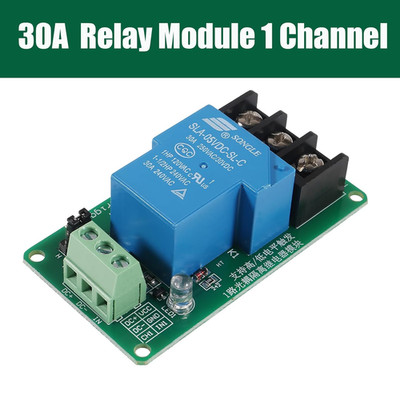 2pcs 5V 30A 1-Channel Relay Module High Low Level Trigger with Optocoupler Is...