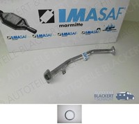 Imasaf Auspuff Hosenrohr für Daihatsu Feroza Hard Top+Soft Top 1.6 I 16V BJ88-93