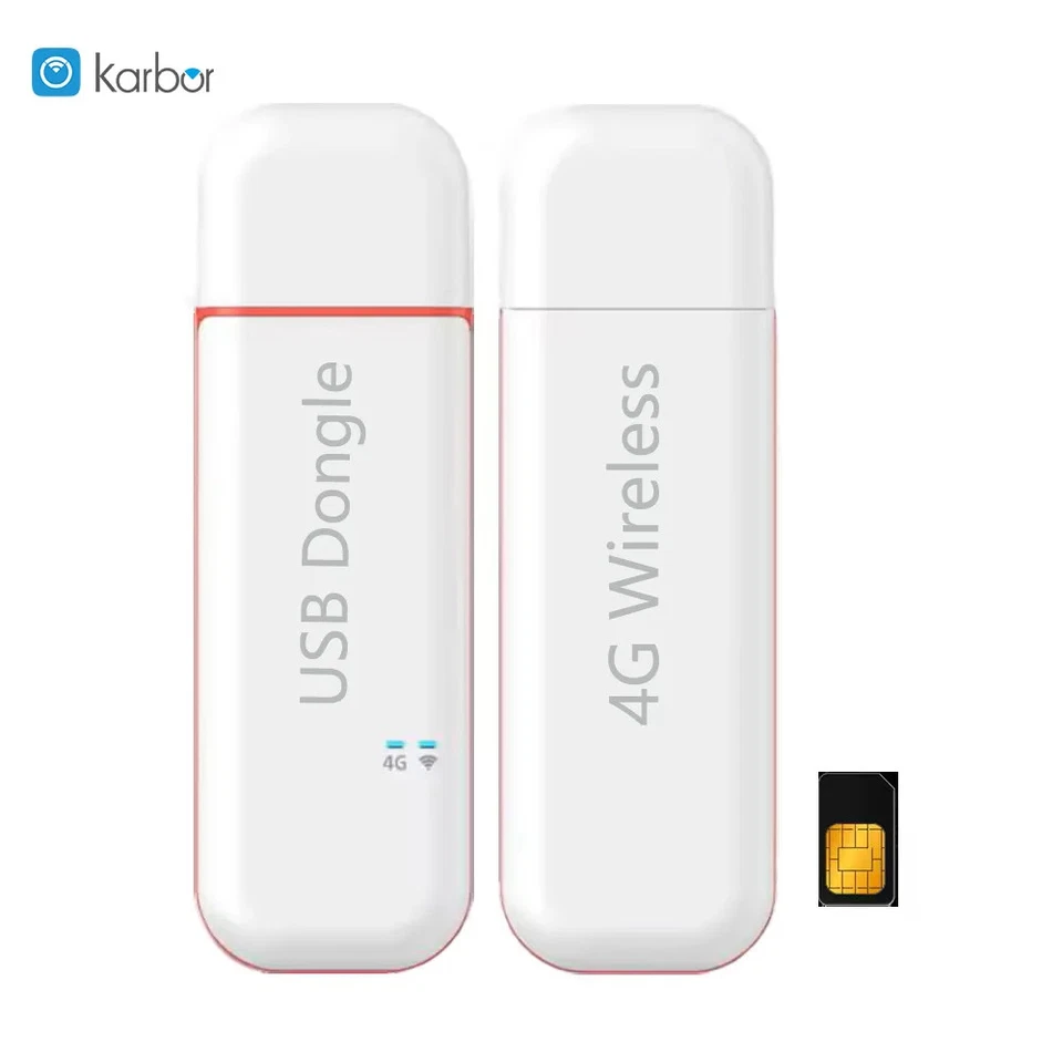 Karbor Dongle USB Wifi Dongle Modem with SIM Card Slot 4G Router Wireless Wifi - Image 4 of 4