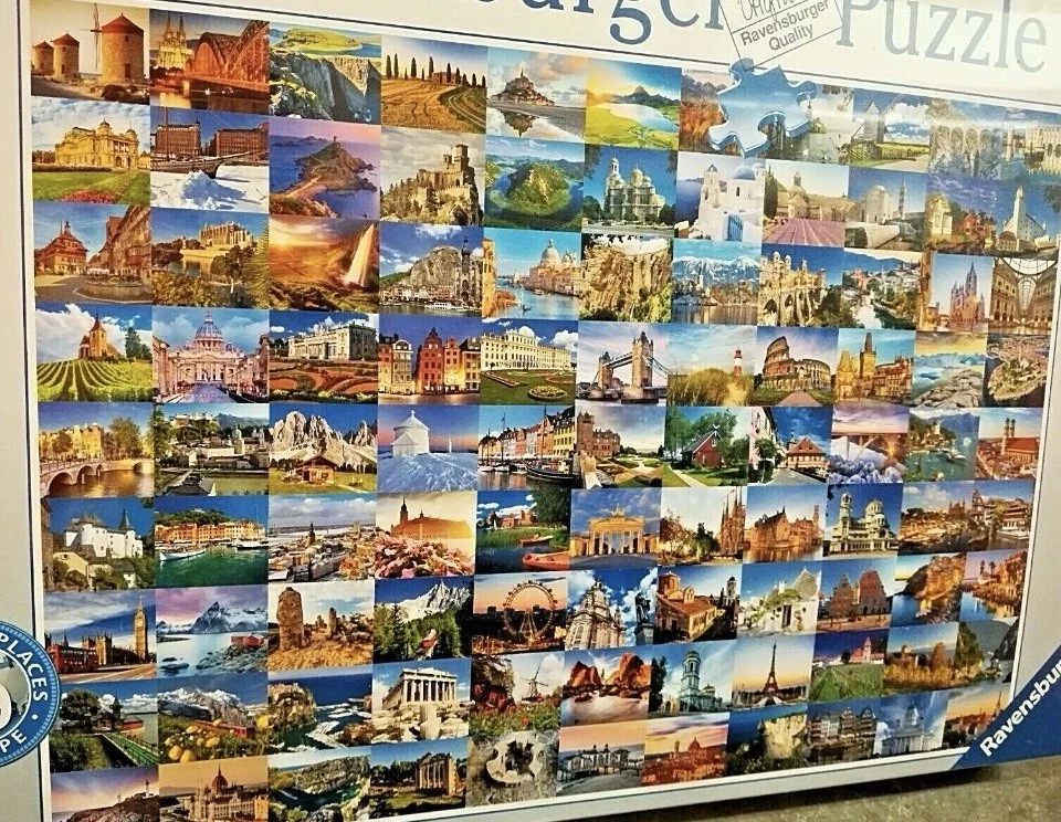 Rompecabezas Ravensburger 'BEAUTIFUL PLACES' 3000 piezas 48"" x 32"" nuevo sellado Foto 2 de 4