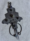 Ancienne et Énorme fibule en argent 120g- ethnique – Tribal – Berbère – Maroc
