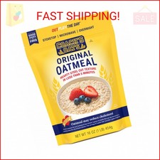 Coach's Oats Whole Grain Oatmeal 1 lbs 16 oz Cracked n Toasted Oats Quick
