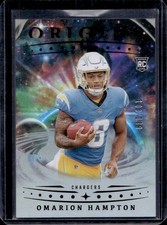 2025 Panini Origins Omarion Hampton RC Holo Silver #/149 Chargers Rookie