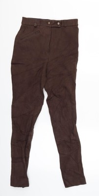 equetech braune Damenhose Größe 26 L24 in