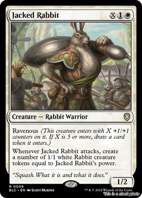 MTG Jacked Rabbit 9 Commander: Bloomburrow Magic