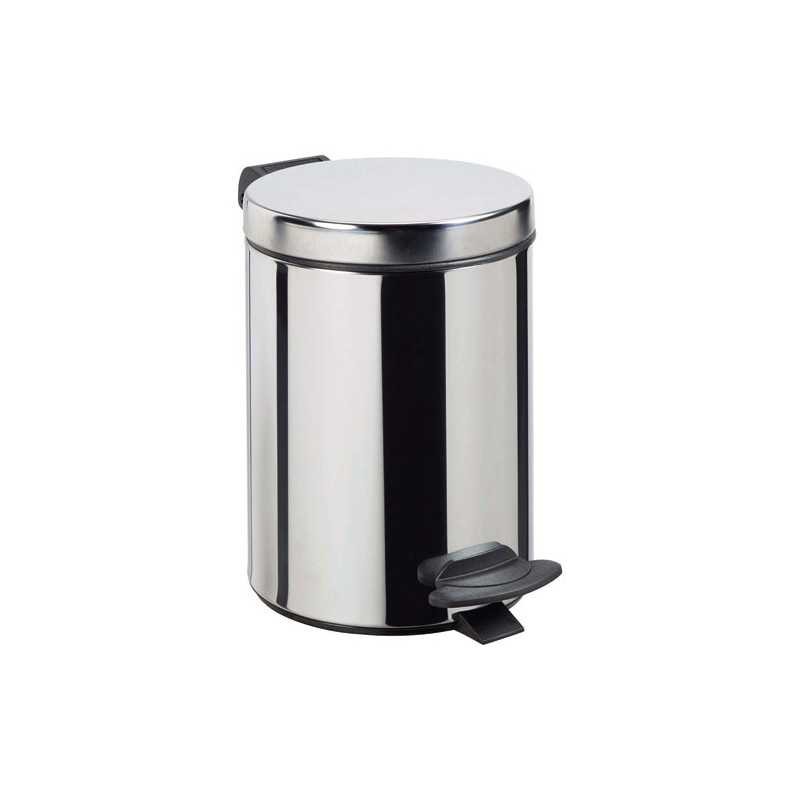 Poubelle CYJEU Rossignol 3L en inox à pédale pour salle de bain