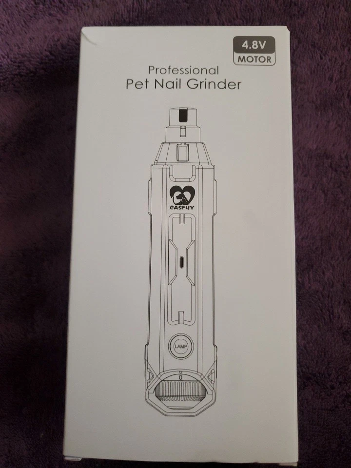 Professional Casfuy Pet Nail Grinder 4.8Volt Motor
