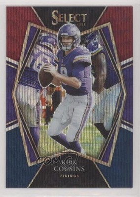2021 Panini Select Premier Level Tri-Color Prizm 11/199 Kirk Cousins #123 n1u