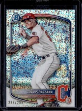2025 Bowman Travis Bazzana Chrome Prospects Speckle Refractor #/299 Guardians