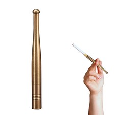 Luxury Reusable Cigarette Holder with Detachable Filters - Copper Alloy