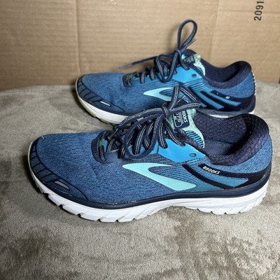Size 9 - Brooks Adrenaline GTS 18 Wide Teal Navy W
