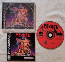 Tekken PS1 Black Label CIB — Clean Disc, Tested