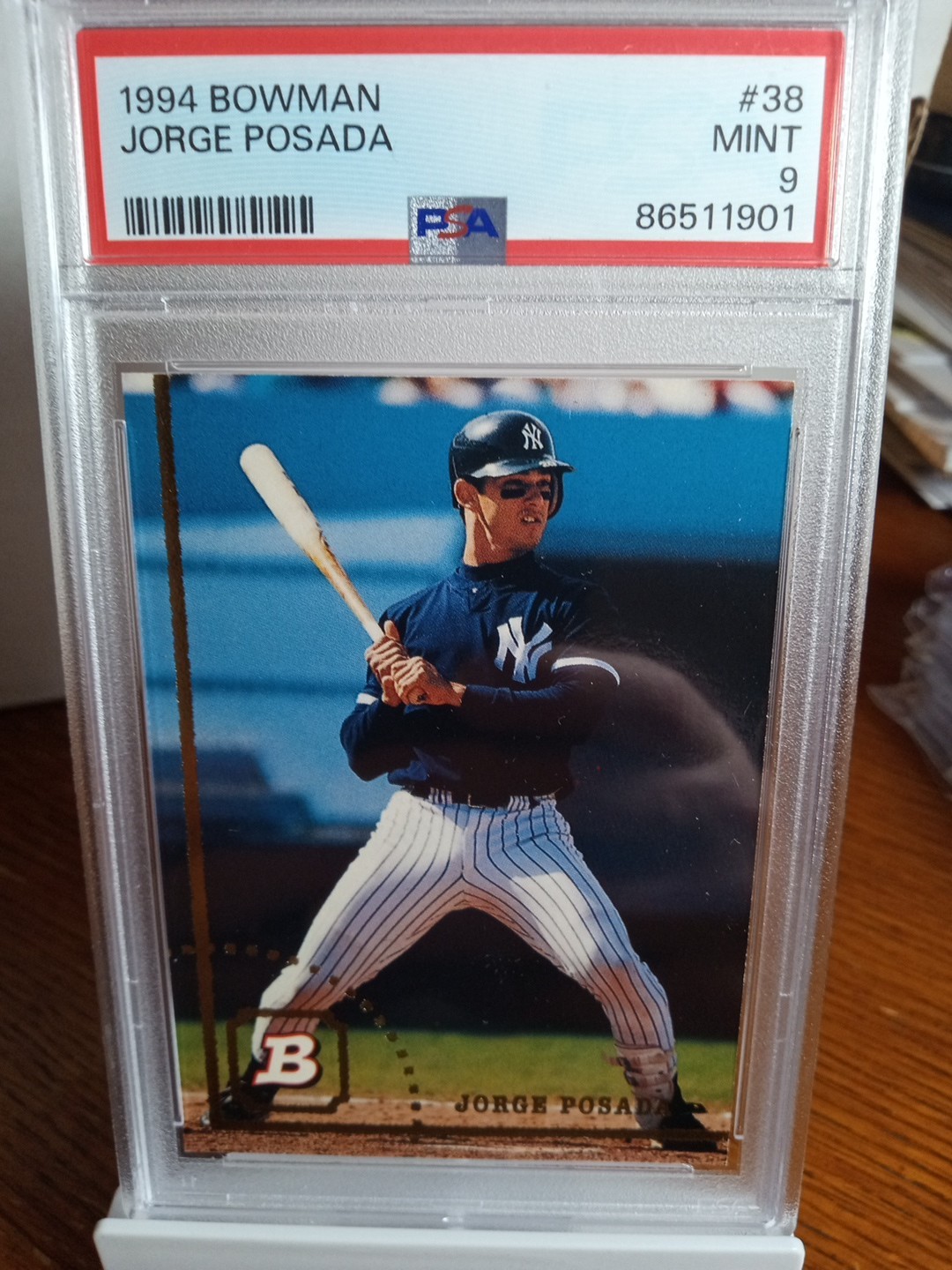 1994 Bowman Jorge Posada #38 PSA 9 New York Yankees