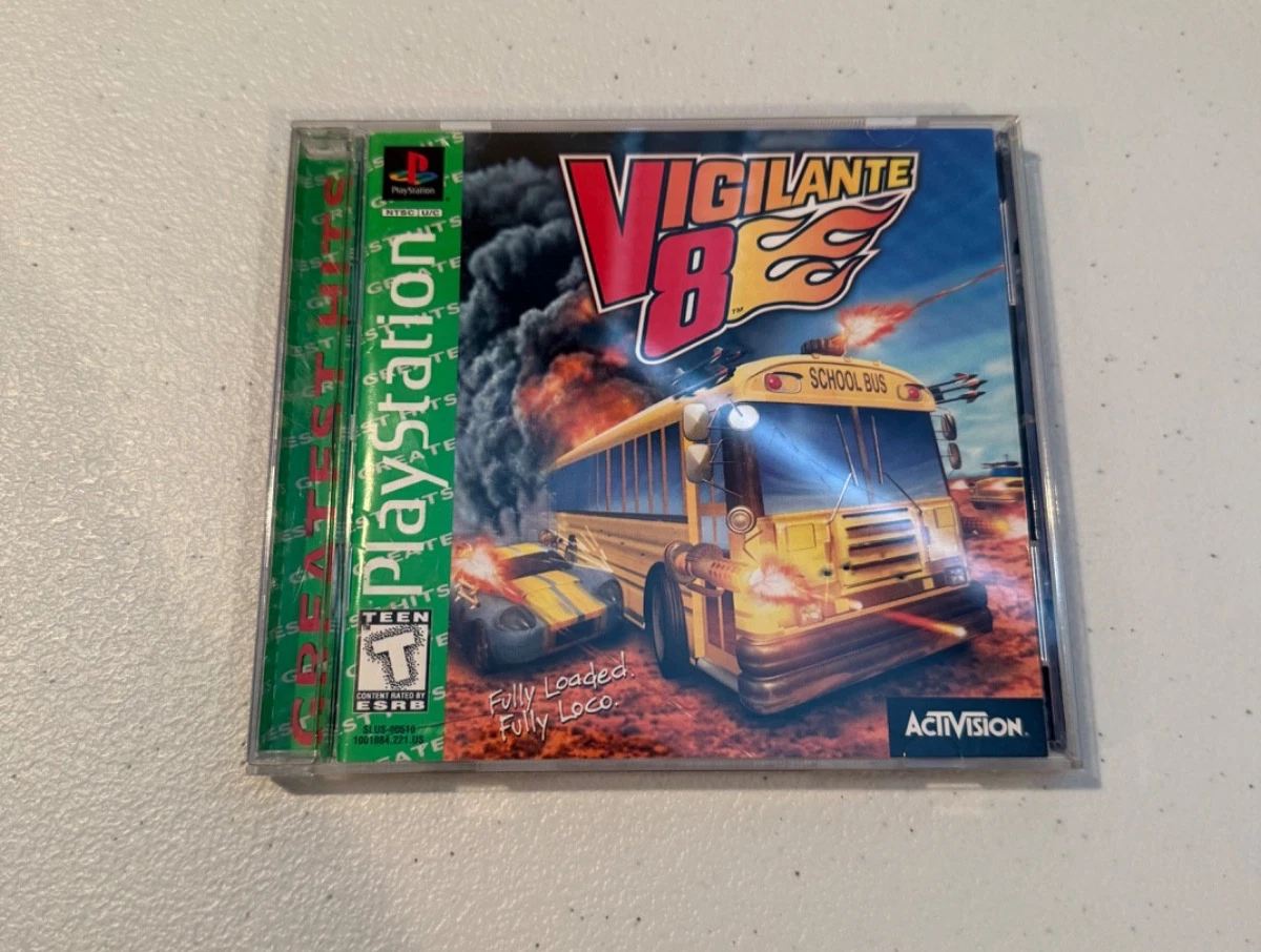 Видеоигры Vigilante 8 NTSC-U/C (США/Канада) 1998 года - огромный