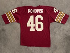 Boston College BC Eagles Vintage Game Used Worn 1980s Football Jersey