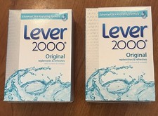 Lever 2000 Original Boxed Bar Soap Lot of 2 Bars 4.5 Oz each Sealed Made In USA