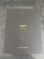 Aston Martin Vanquish 2nd Gen 2013 PB Sales Brochure