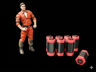 8 CARGO CONTAINER LOT 1:18 3.75'' FIGURE DIORAMA ACCESSORY STAR WARS GI JOE