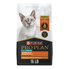 Purina Pro Plan Complete Essentials Kitten Dry Cat Food Chicken Rice 16 lb