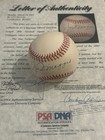 Joe DiMaggio Autographed Baseball & PSA/DNA Letter Of Authenticity NY Yankees⚾️