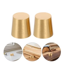 10 Pcs Brass Feet for Furniture Cutting Board Display Riser Tray