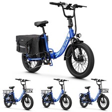 New E-Folding Electric Bike 1000W 48V 12.8Ah City Commuter Adults US Stock