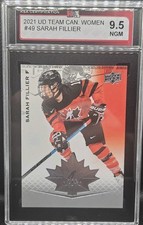 2021 Upper Deck Team Canada Sarah Fillier Rookie  🇨🇦🇨🇦🇨🇦 KSA 9.5 NGM