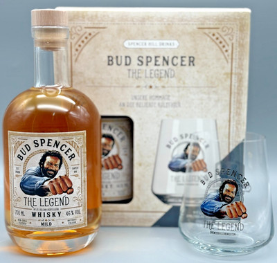 St.Kilian Distillers-Bundle inkl. limitiertes Glas 2026-Bud Spencer Whisky mild