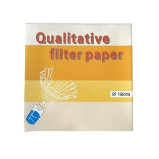180mm Qualitative Analysis Filter Paper 20-25 m Speed Quick 18CM 100Pcs/Pack