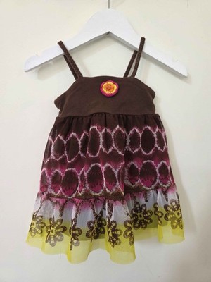 The Children s Place Girls Strappy Summer Sundress Tulle Overlay Braided Straps