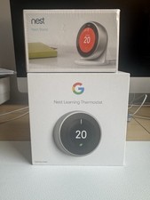 Google Nest Learning Thermostat 3rd Generation Heatlink New Open Box With Stand