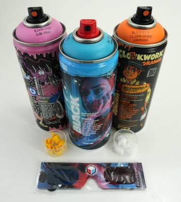 Montana Cans Collectable Graffiti Spray Paint Limited Edition Cans Lot Of 3