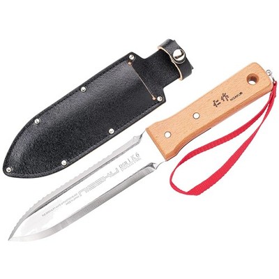 Authentic Japanese Weeding Tool, 7.25'' Blade, Wood Handle