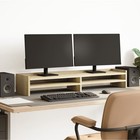 Stojak na monitor Nakładka na biurko Podwyższenie monitora Ekran Nakładka vidaXL