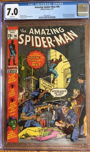 Amazing Spider-Man #96 CGC 7.0 Drug Issue 1971