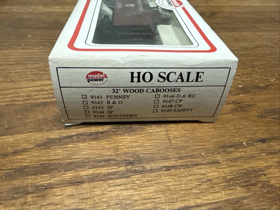 Model Power HO Scale #9141 Pennsylvania RR Wood Caboose RD#982086 NIB - Image 3 of 3