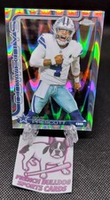 2025 Topps Chrome Football DAK PRESCOTT Raywave Refractor #79 Dallas Cowboys NFL