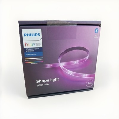 Philips Hue Lightstrip Plus White and Colour Ambiance Smart LED Kit 2M - Open Box