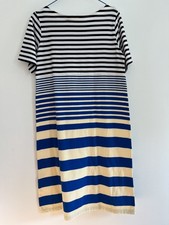 Uniqlo x MARNI Striped Short Sleeve Long Cotton Dress Medium NWT